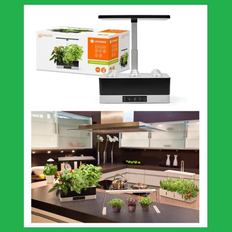 Nur noch angezeigter Bestand verfügbar: LEDVANCE Indoor Garden KIT Pro Pfanzenzuchtstation für Inddor Hobby Gärtner